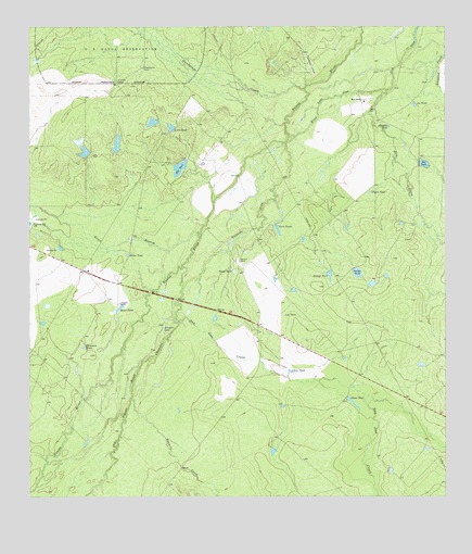 Loma Alta NW, TX USGS Topographic Map