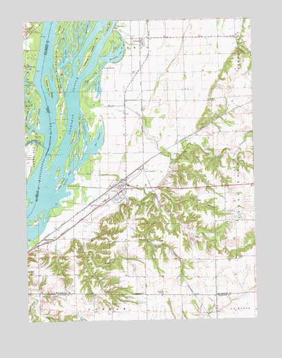 Lomax, IL USGS Topographic Map