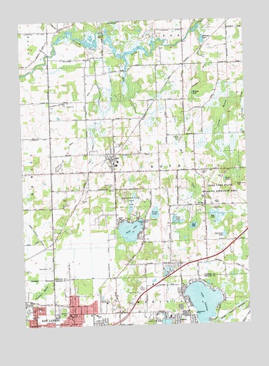 Bath, MI USGS Topographic Map