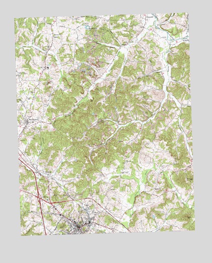 London, KY USGS Topographic Map