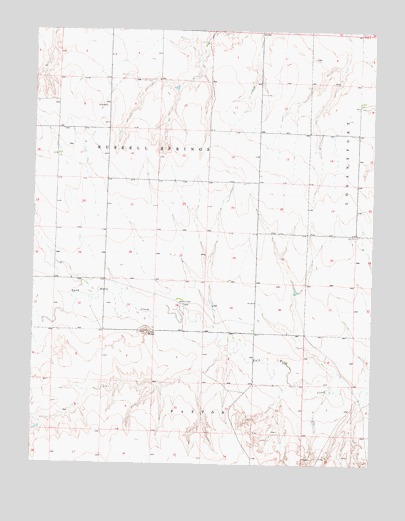 Lone Butte, KS USGS Topographic Map