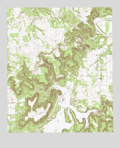 Lone Camp, TX USGS Topographic Map