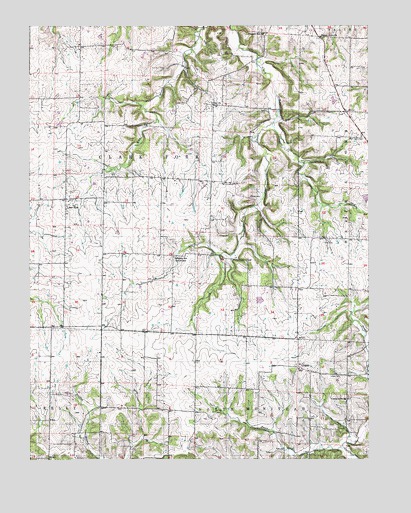 Lone Elm, MO USGS Topographic Map