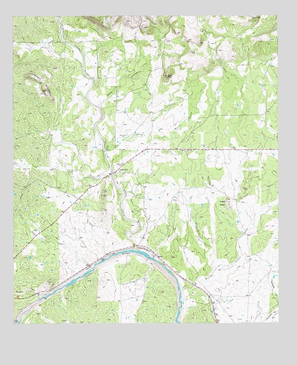 Lone Grove, TX USGS Topographic Map