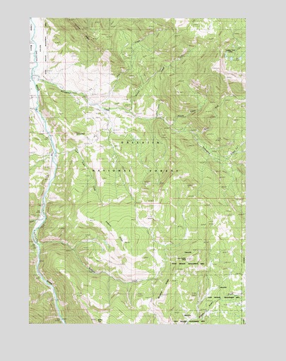 Lone Indian Peak, MT USGS Topographic Map