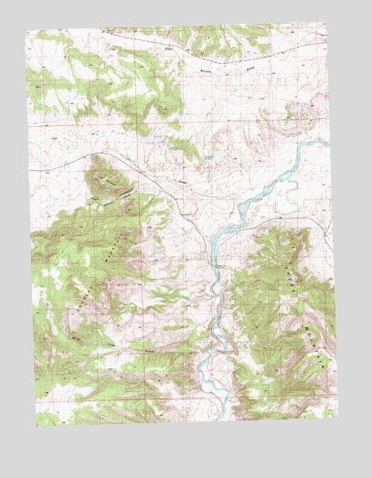 Lone Mountain, CO USGS Topographic Map