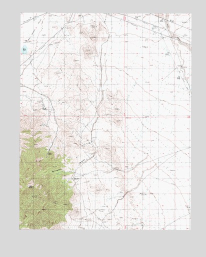 Lone Mountain, NV USGS Topographic Map
