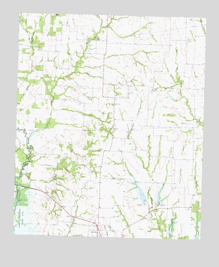 Lone Oak North, TX USGS Topographic Map