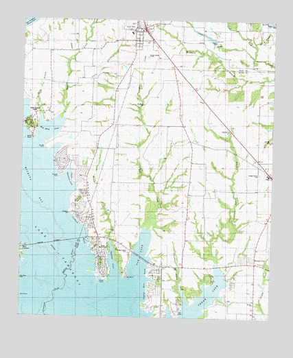 Lone Oak South, TX USGS Topographic Map