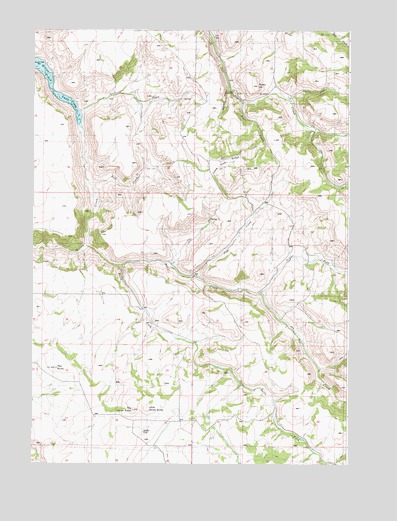 Lone Pine Ridge, ID USGS Topographic Map