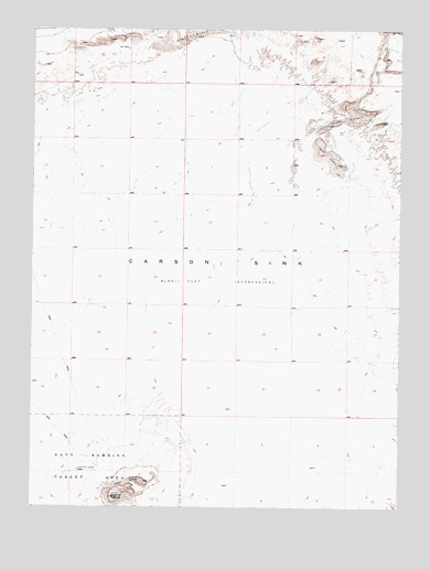 Lone Rock, NV USGS Topographic Map