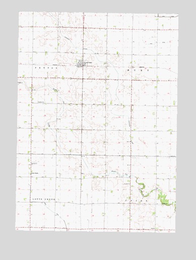 Lone Rock, IA USGS Topographic Map