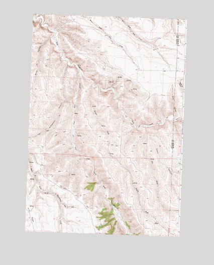 Lone Rock Creek, OR USGS Topographic Map