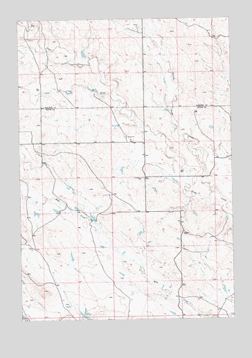 Lone Tree Draw East, SD USGS Topographic Map