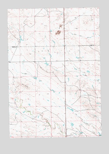 Lone Tree Draw West, SD USGS Topographic Map
