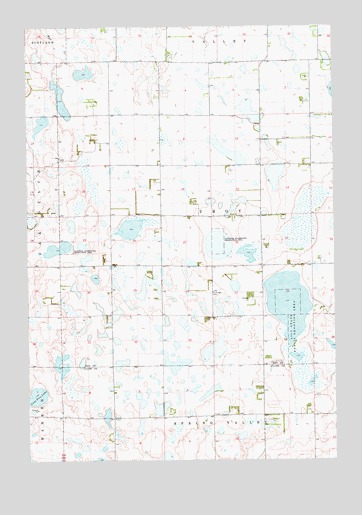 Lone Tree Lake, SD USGS Topographic Map