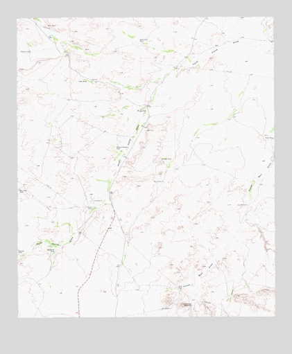 Loneman Mountain, TX USGS Topographic Map