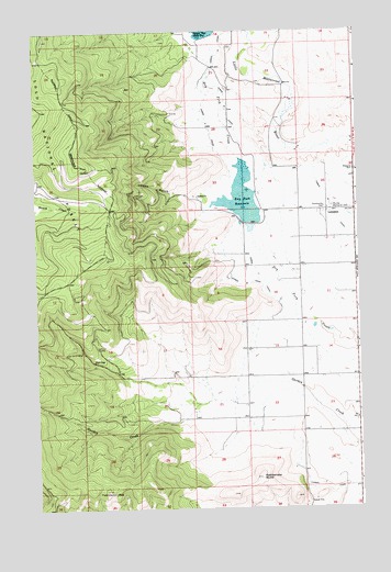 Lonepine, MT USGS Topographic Map