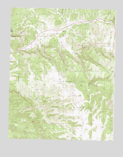Lonetree Canyon, CO USGS Topographic Map