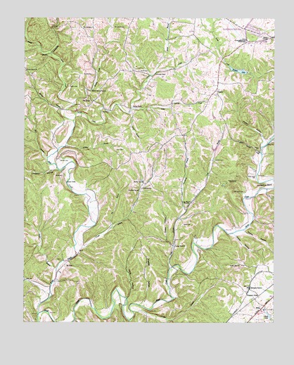 Long Branch, TN USGS Topographic Map
