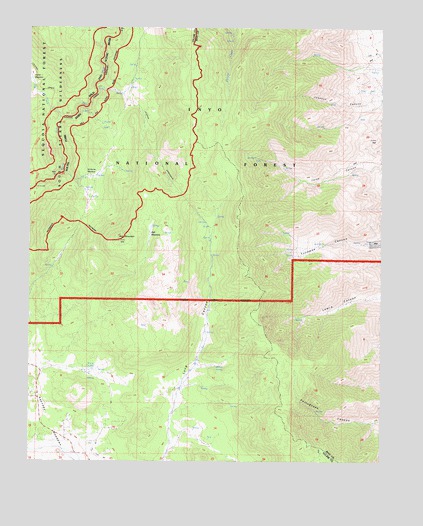 Long Canyon, CA USGS Topographic Map