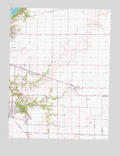 Long Creek, IL USGS Topographic Map