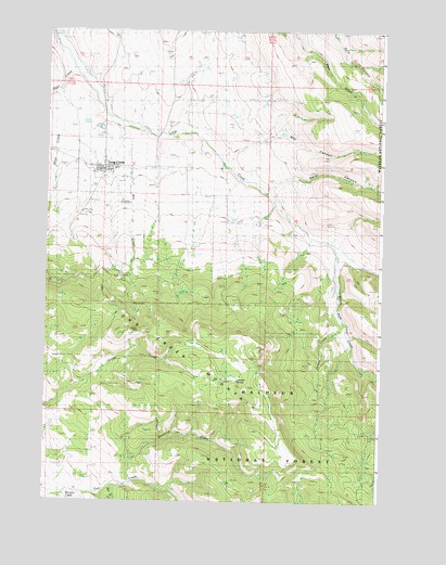 Long Creek, OR USGS Topographic Map