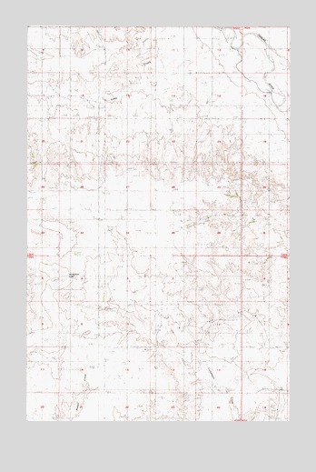 Long Creek East, MT USGS Topographic Map