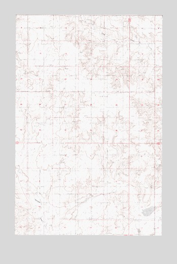 Long Creek West, MT USGS Topographic Map