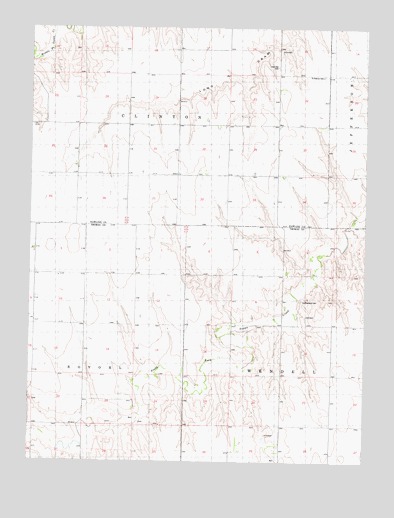 Long Draw South, KS USGS Topographic Map