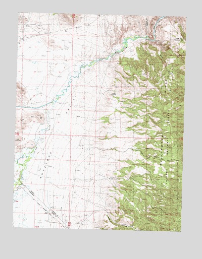 Long Dry Canyon, NV USGS Topographic Map