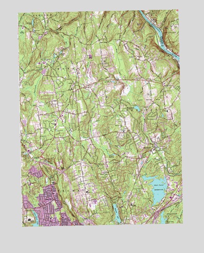 Long Hill, CT USGS Topographic Map