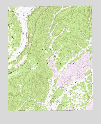 Long House Valley, AZ USGS Topographic Map