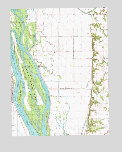 Long Island, IL USGS Topographic Map