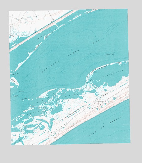 Long Island, TX USGS Topographic Map