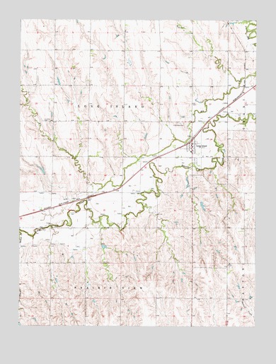 Long Island, KS USGS Topographic Map