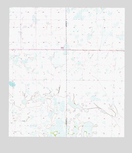 Long Island Marsh NE, FL USGS Topographic Map