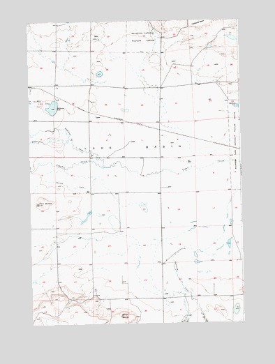 Battle Butte, MT USGS Topographic Map