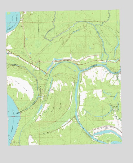 Long Lake, MS USGS Topographic Map