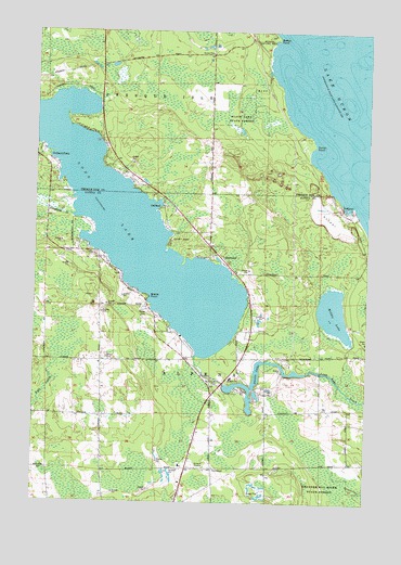 Long Lake East, MI USGS Topographic Map