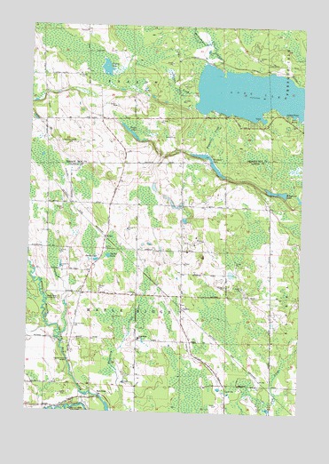 Long Lake West, MI USGS Topographic Map