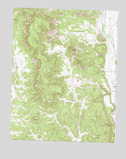Long Mountain, CO USGS Topographic Map