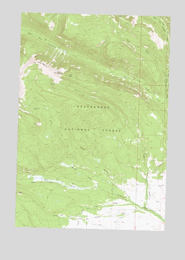 Long Peak, MT USGS Topographic Map