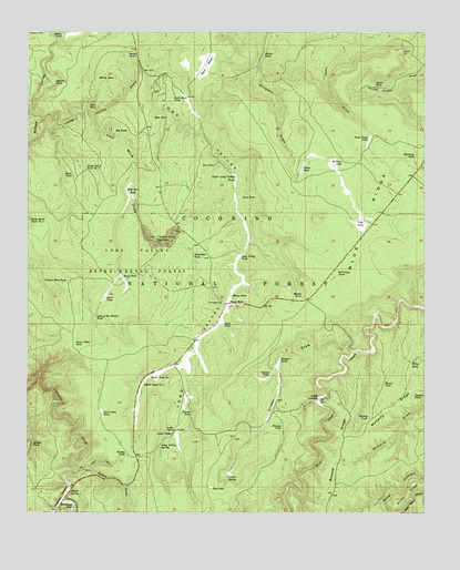 Long Valley, AZ USGS Topographic Map