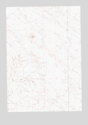 Battle Creek Butte, SD USGS Topographic Map