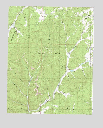 Long Valley Junction, UT USGS Topographic Map