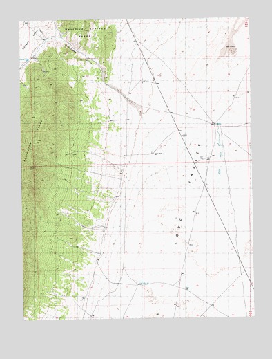 Long Valley Slough, NV USGS Topographic Map