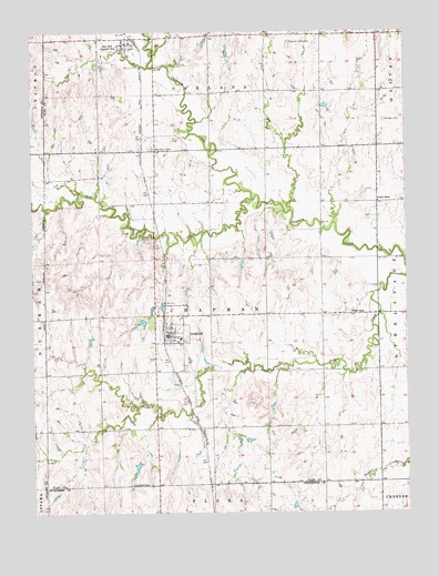 Longford, KS USGS Topographic Map