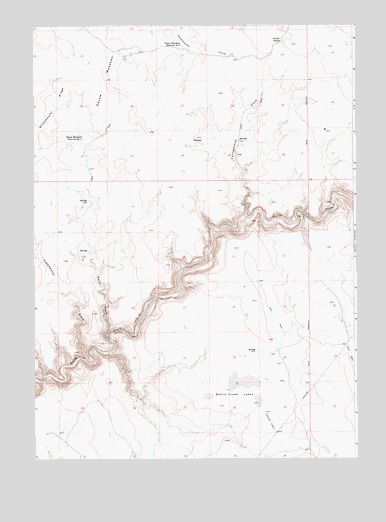 Battle Creek Lakes, ID USGS Topographic Map