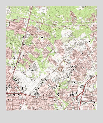 Longhorn, TX USGS Topographic Map